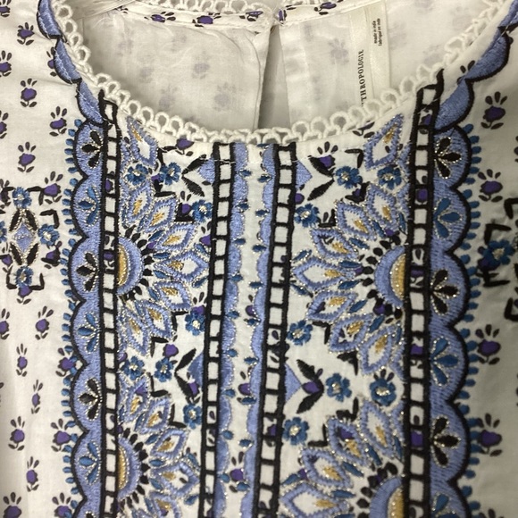 By Anthropologie Peasant Blouse S - Picture 9 of 13